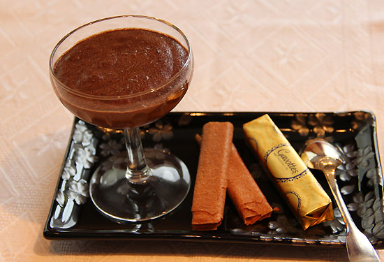 Mousse Au Chocolat Et Café.                                                                                                                           