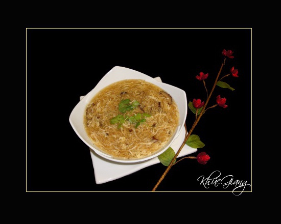 Soup Sò Điệp - Nấm Đông Cô                                                                                                                            