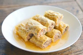 Tàu Hủ Ky Cuộn Thịt Hấp                                                                                                                               