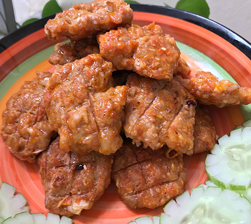 Thịt Heo Băm Viên Nướng                                                                                                                               