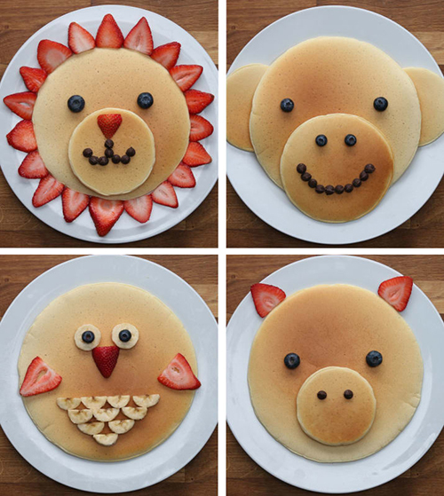 Bánh Pancake Hình Con Vật Ngộ Nghĩnh                                                                                                                  