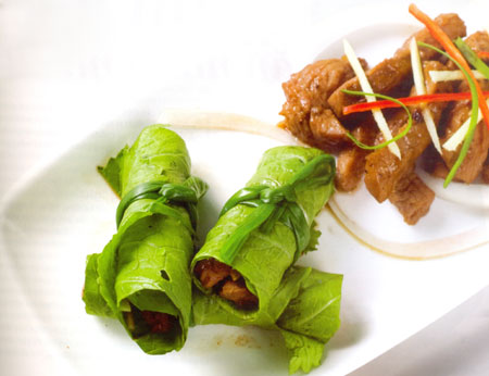 Thịt Bò Cuốn Cải Xanh                                                                                                                                 