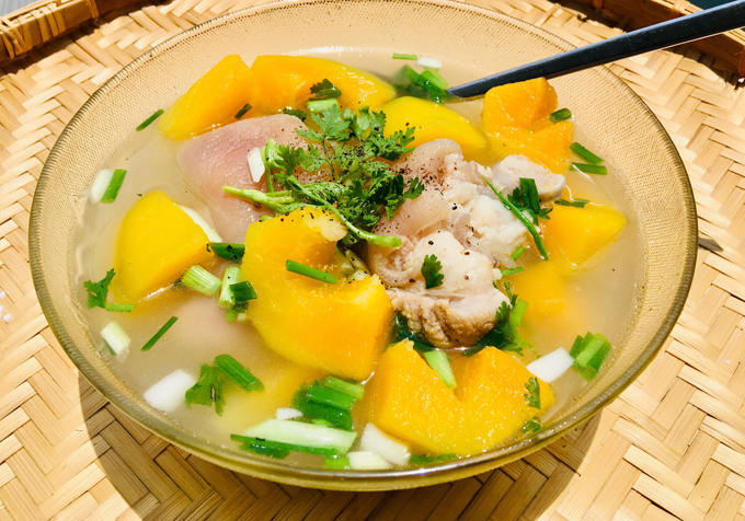 Canh Giò Heo Hầm Đu Đủ                                                                                                                                