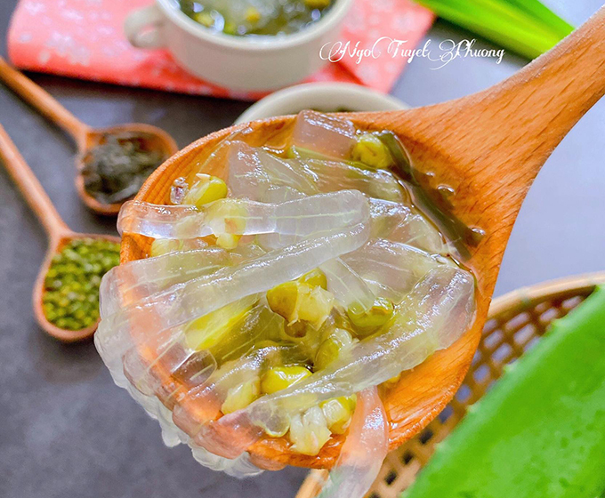 Chè Đậu Xanh Nha Đam Rong Biển                                                                                                                        
