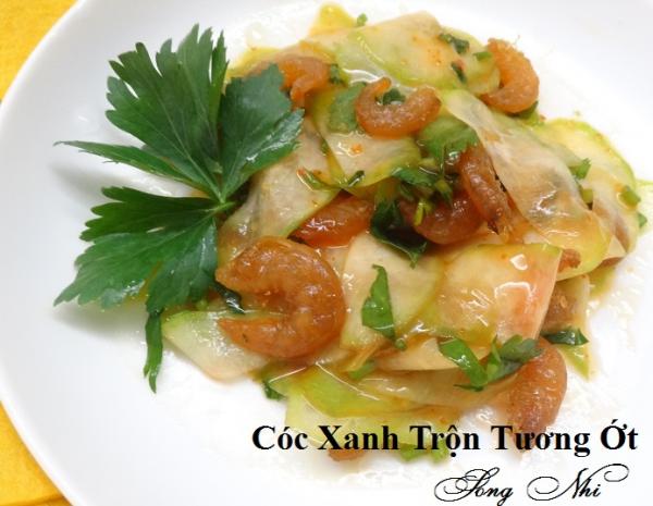 Cóc Xanh Trộn Tương Ớt                                                                                                                                