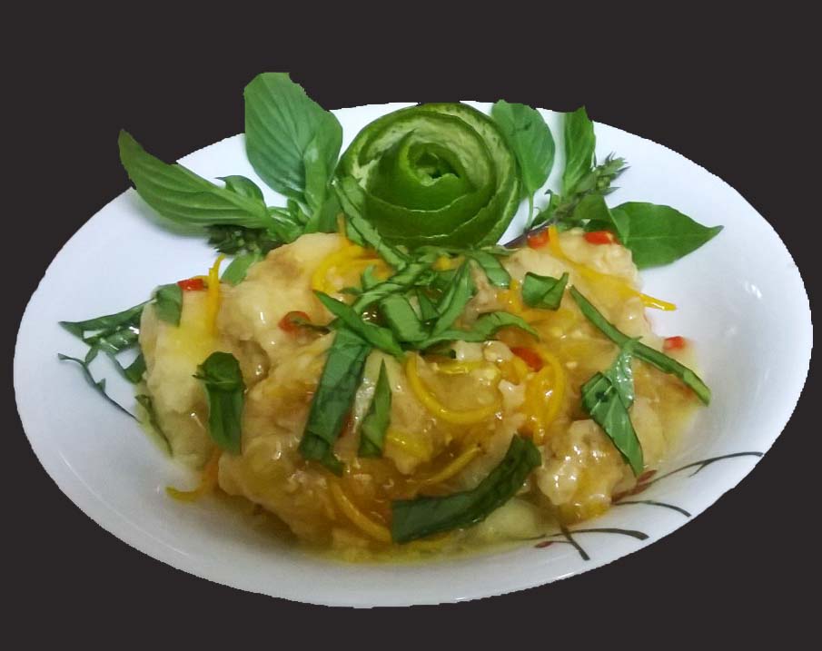 Gà Sốt Cam                                                                                                                                            