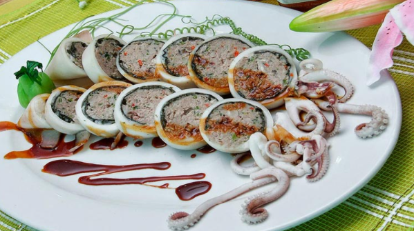 Cách Làm Mực Nhồi Thịt                                                                                                                                
