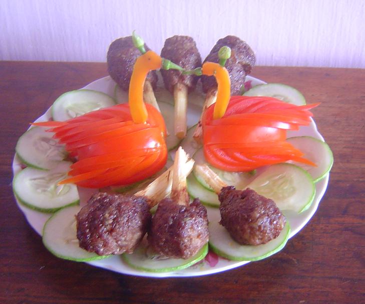 Chạo Bò Nướng Mía                                                                                                                                     