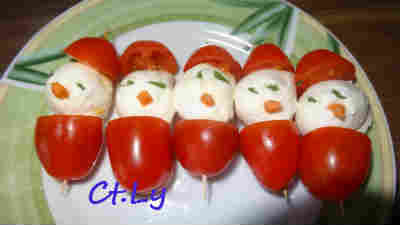 Cà Bi Với Phó Mát Mozzarella                                                                                                                          