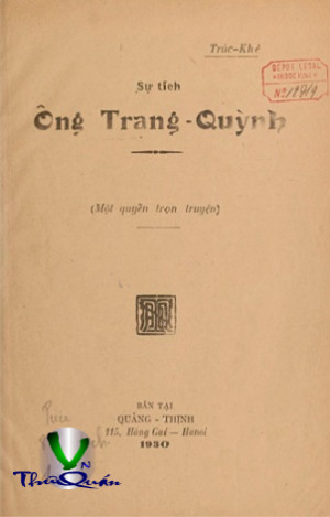 Sự Tích Ông Trạng Quỳnh