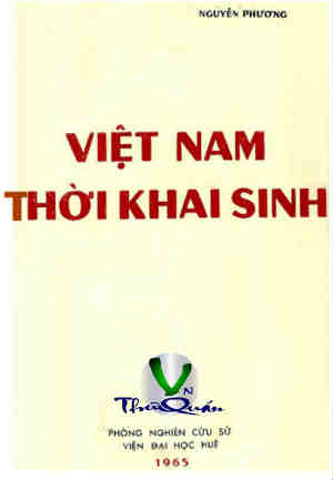Việt Nam Thời Khai Sinh