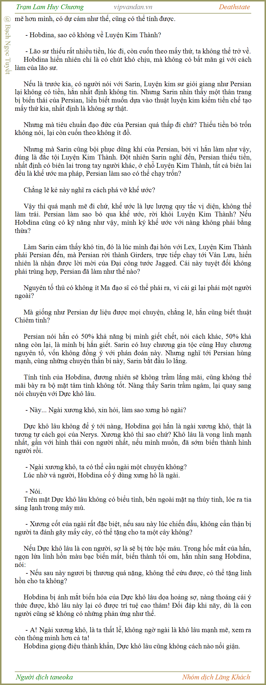 Trạm Lam Huy Chương - Deathstate - FUll - (tháo zen Quyển 3 - Chương 518)