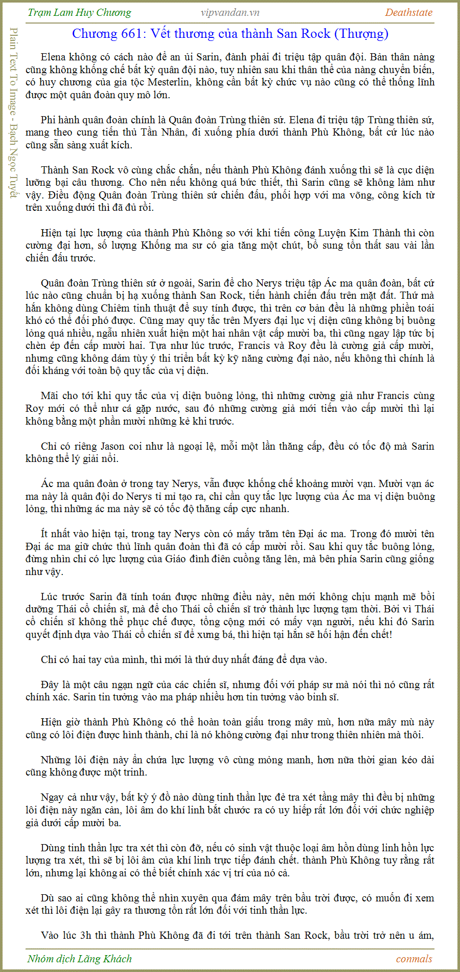 Trạm Lam Huy Chương - Deathstate - FUll - (tháo zen Quyển 3 - Chương 668)