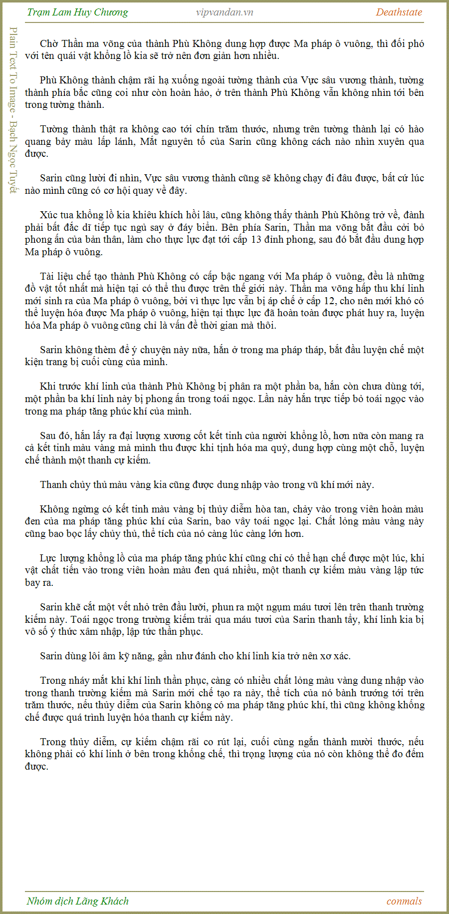 Trạm Lam Huy Chương - Deathstate - FUll - (tháo zen Quyển 3 - Chương 686)
