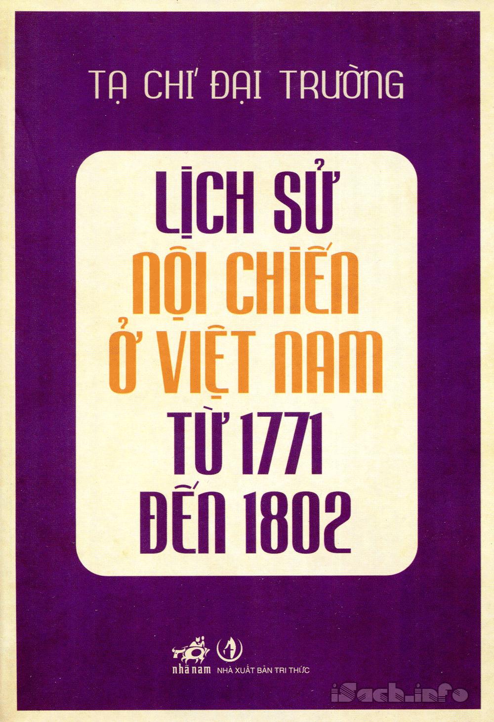 Lịch Sử Nội Chiến Ở Việt Nam Từ 1771 Đến 1802