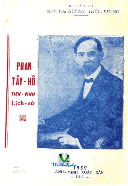Phan Tây Hồ, Tiên Sinh Lịch Sử
