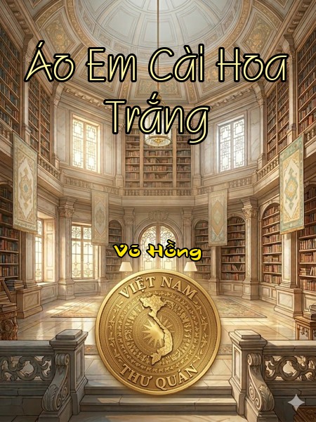 Áo Em Cài Hoa Trắng