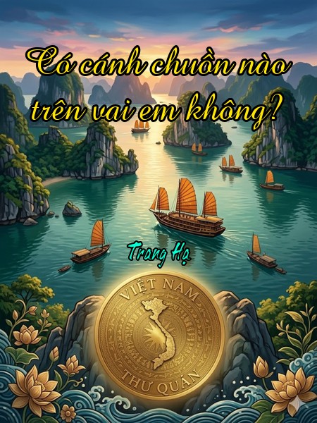 Có cánh chuồn nào trên vai em không?