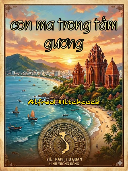 con ma trong tấm gương