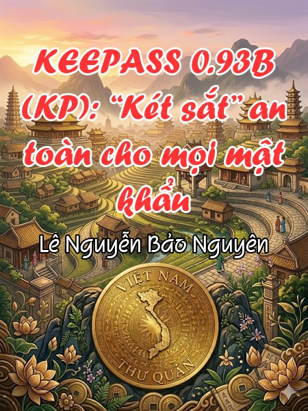KEEPASS 0.93B (KP): “Két sắt” an toàn cho mọi mật khẩu