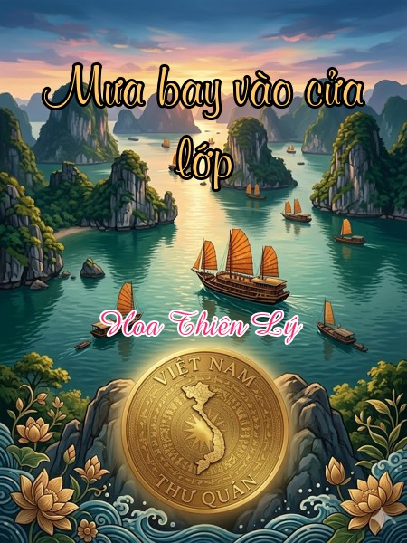 Mưa bay vào cửa lớp