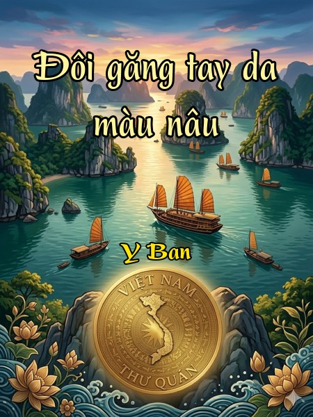 Đôi găng tay da màu nâu