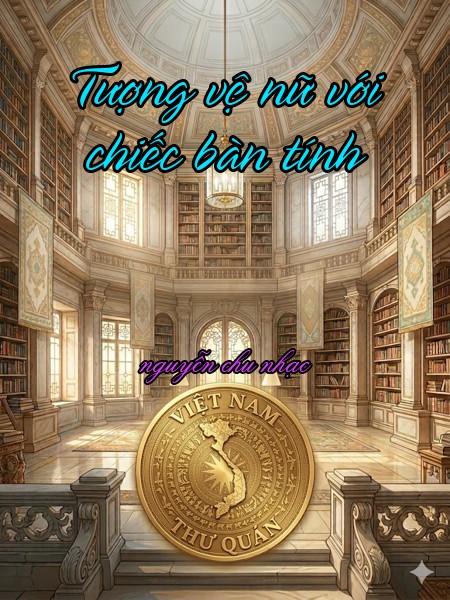 Tượng vệ nữ với chiếc bàn tính