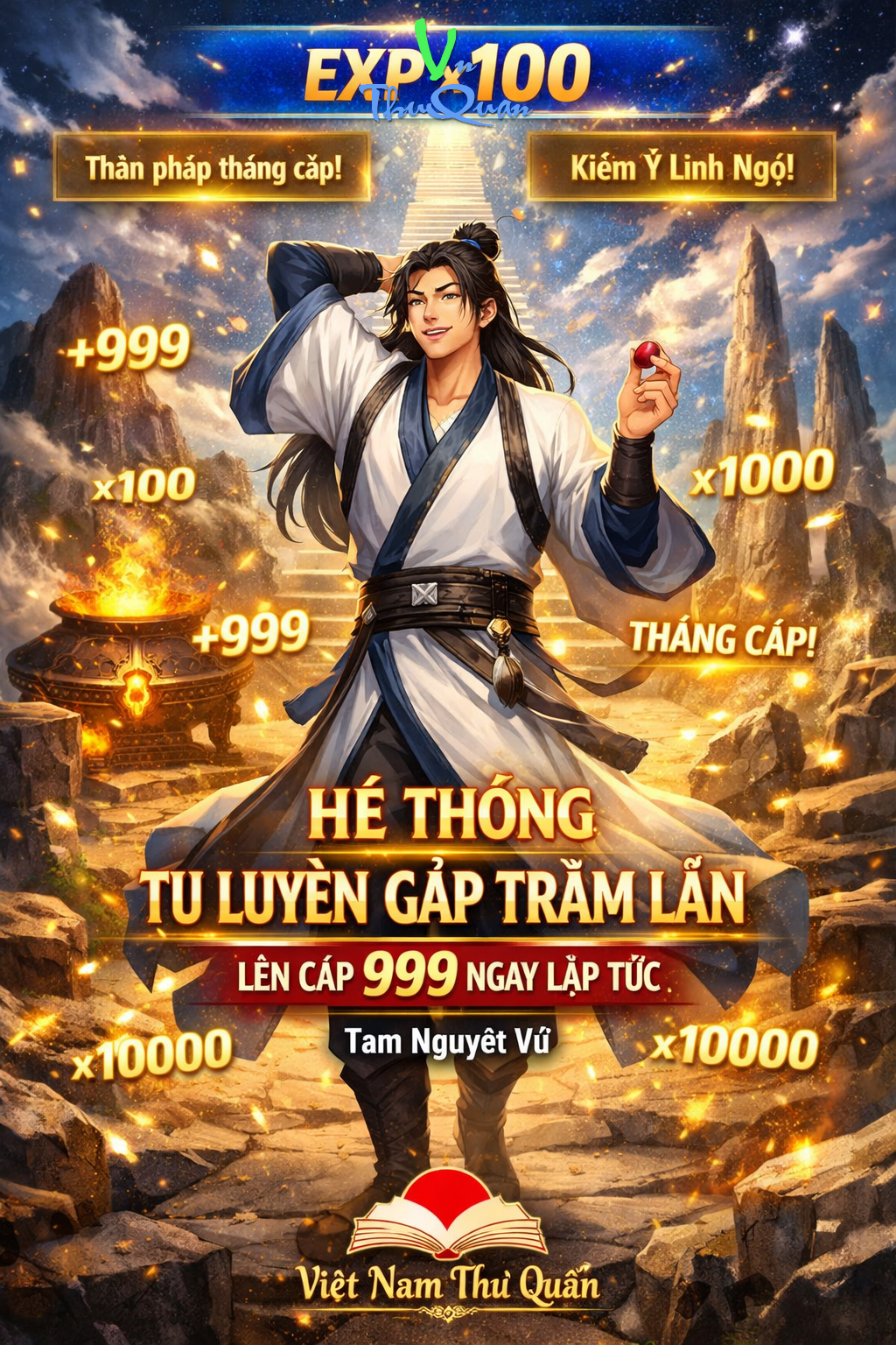 Hệ Thống Tu Luyện Gấp Trăm Lần – Lên Cấp 999 Ngay Lập Tức