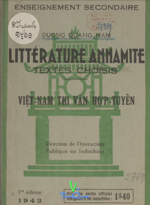 Việt Nam thi văn hợp tuyển - pdf