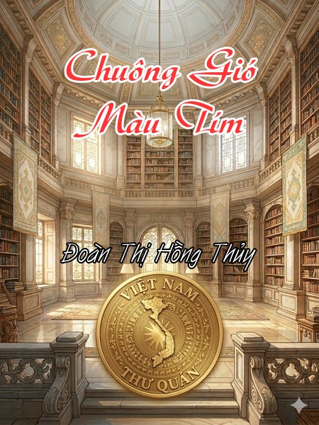 Chuông Gió Màu Tím 