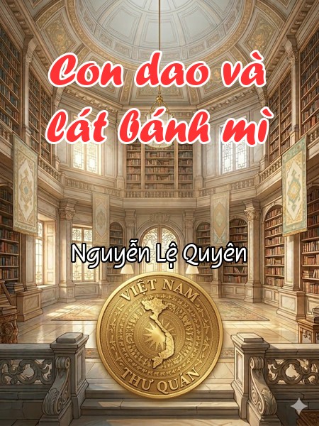 Con dao và lát bánh mì