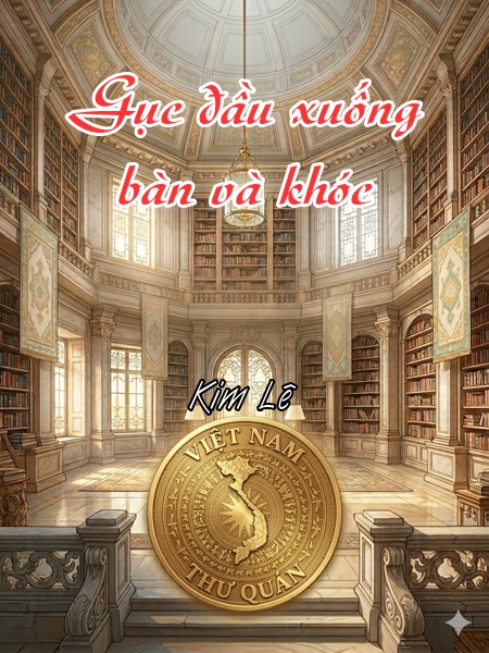 Gục đầu xuống bàn và khóc