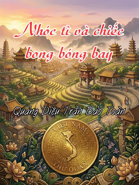 Nhóc tì và chiếc bong bóng bay