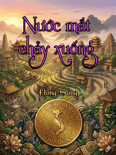 Nước mắt chảy xuống