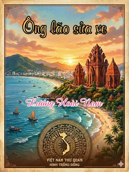 Ông lão sửa xe