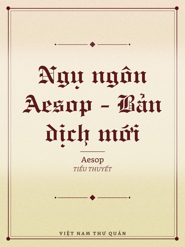 Ngụ ngôn Aesop - Bản dịch mới