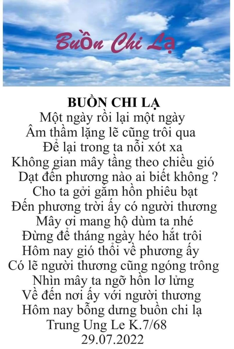 Buồn Chi Lạ