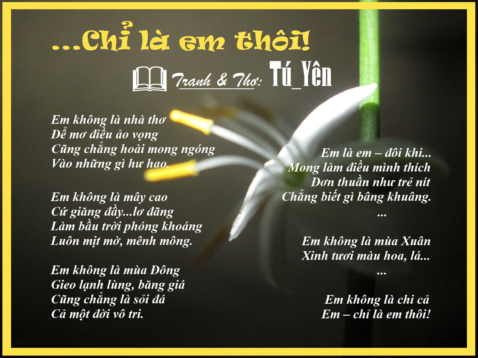 …Chỉ Là Em Thôi! 