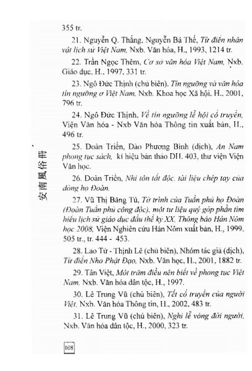 An Nam Phong Tục Sách