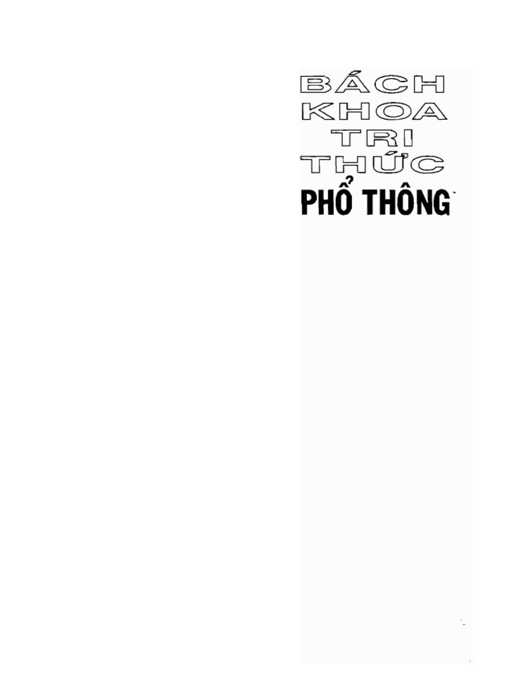 BÁCH KHOA TRI THỨC PHỔ THÔNG