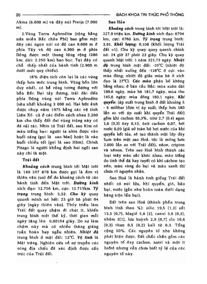 BÁCH KHOA TRI THỨC PHỔ THÔNG