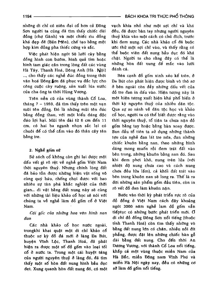 BÁCH KHOA TRI THỨC PHỔ THÔNG