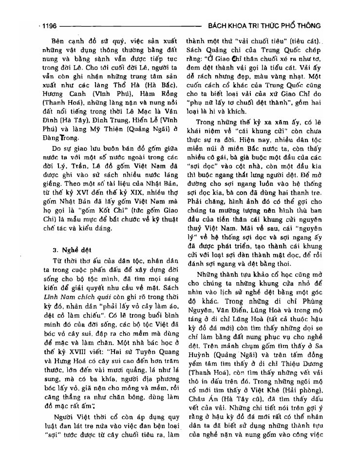 BÁCH KHOA TRI THỨC PHỔ THÔNG
