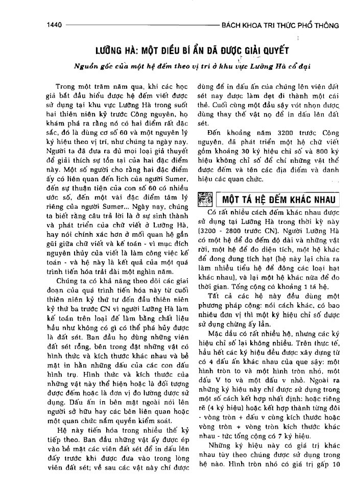 BÁCH KHOA TRI THỨC PHỔ THÔNG
