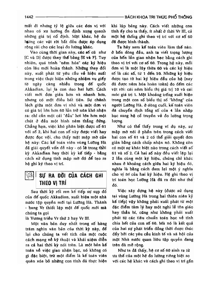 BÁCH KHOA TRI THỨC PHỔ THÔNG