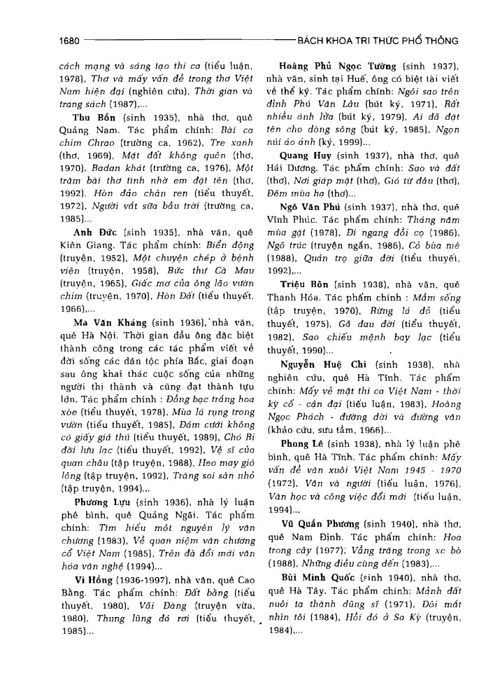 BÁCH KHOA TRI THỨC PHỔ THÔNG