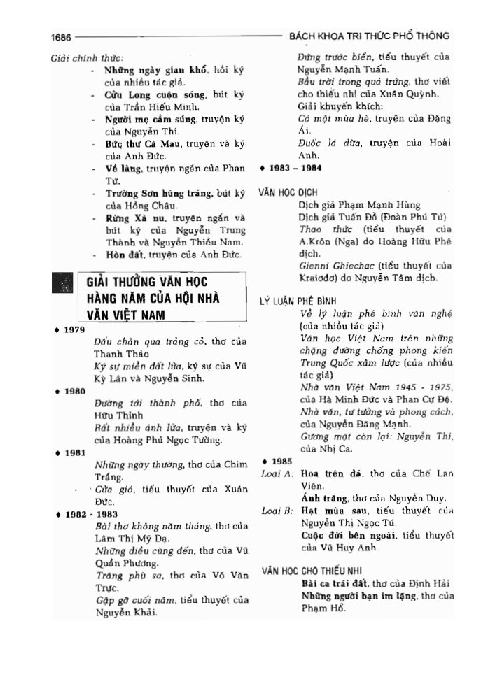 BÁCH KHOA TRI THỨC PHỔ THÔNG