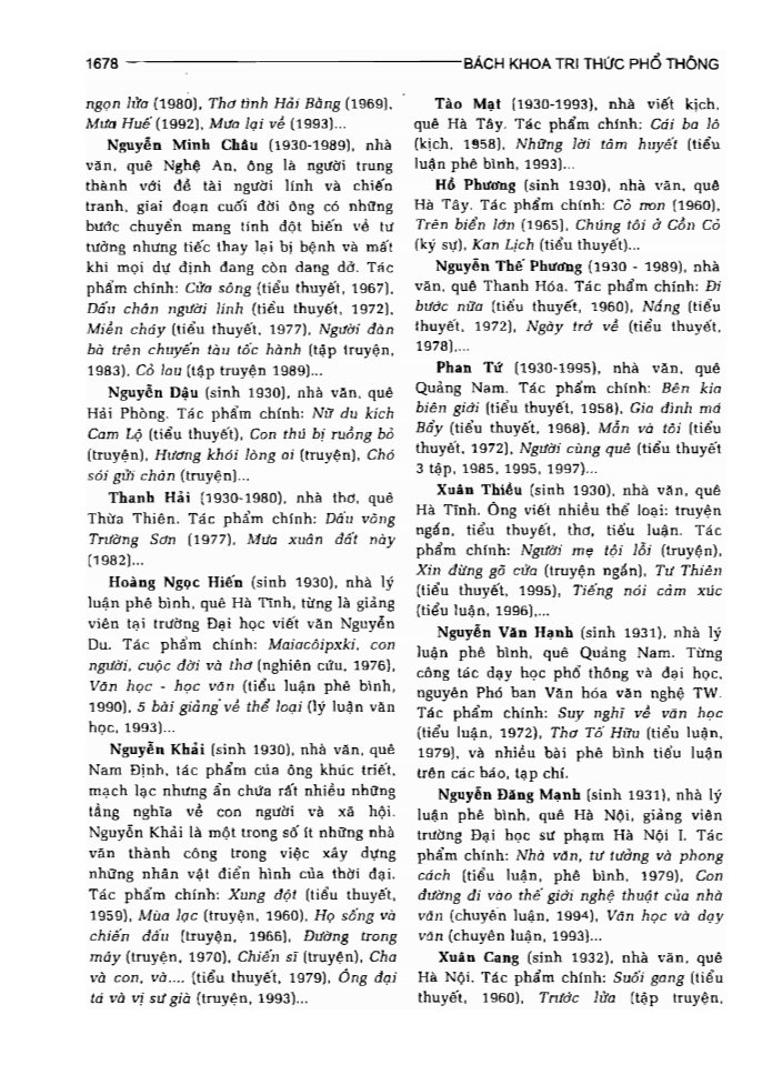 BÁCH KHOA TRI THỨC PHỔ THÔNG