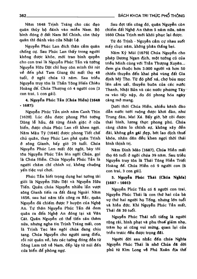 BÁCH KHOA TRI THỨC PHỔ THÔNG