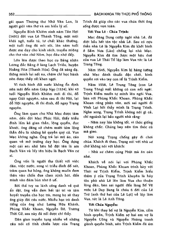 BÁCH KHOA TRI THỨC PHỔ THÔNG